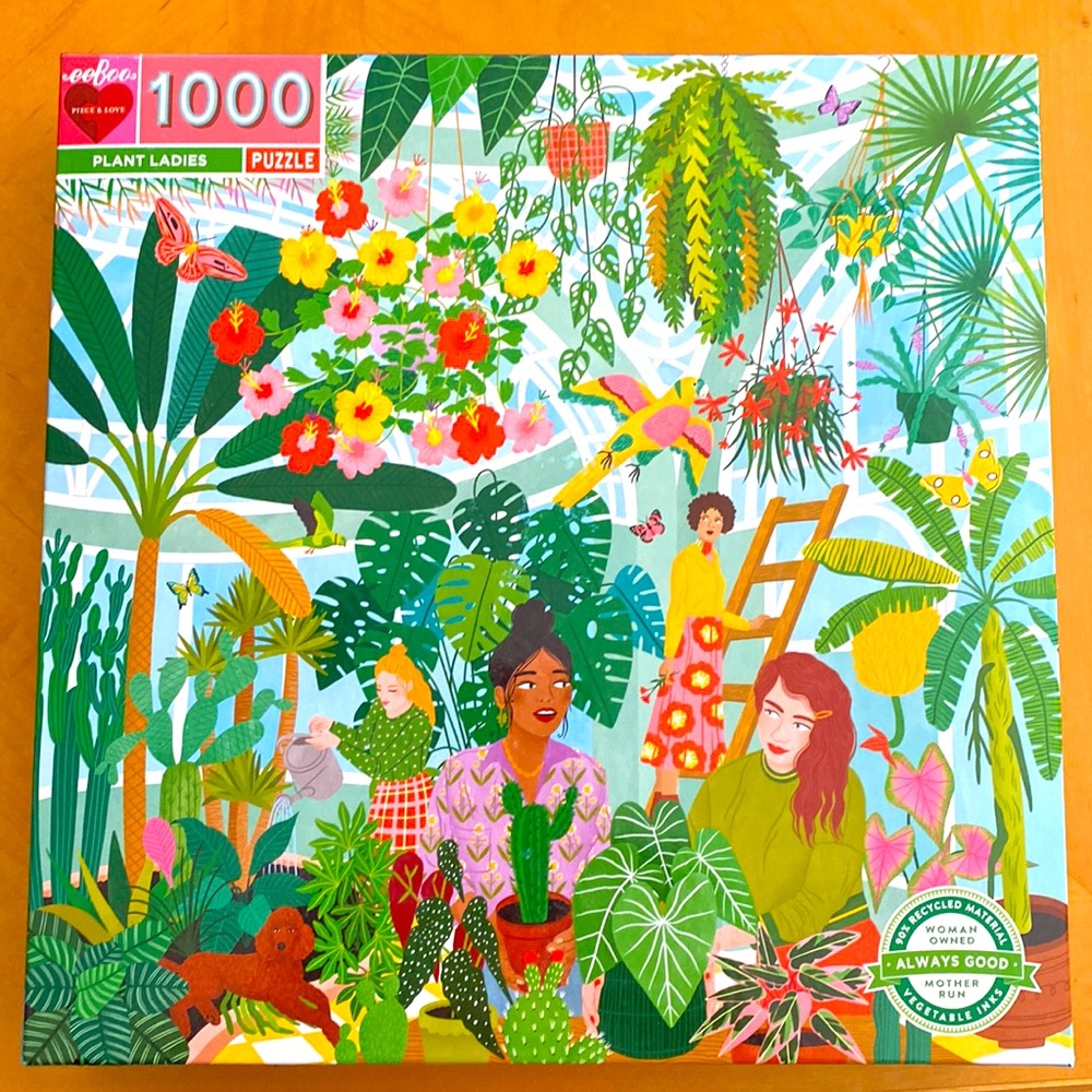 eeboo Plant Ladies 1000 Piece Puzzle